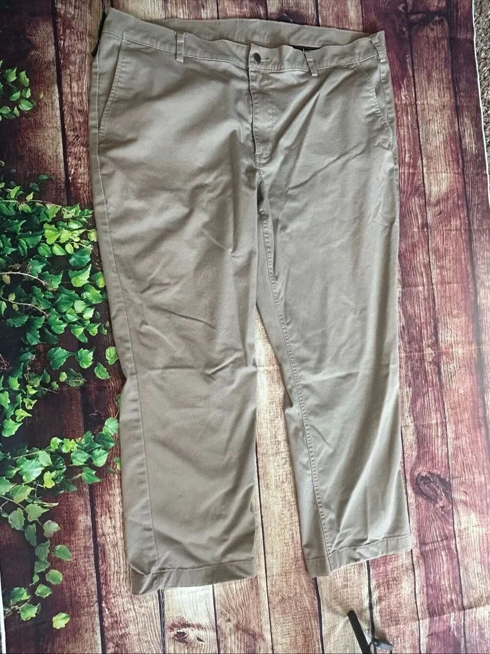 BUNDLE (2) 40 Grit by Duluth Trading Co. Pants Grey and Khaki Size 44 x 30